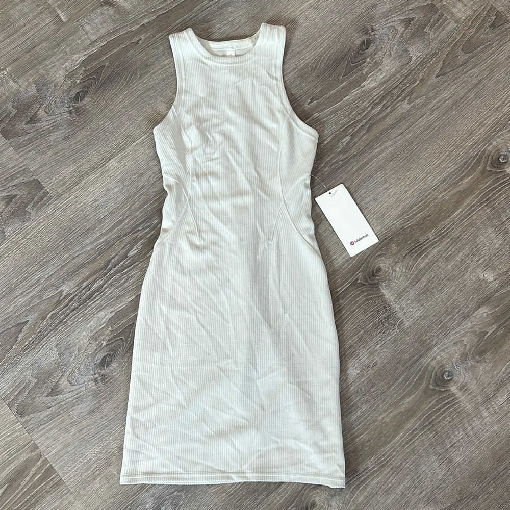 New with tags Lululemon Ribbed Softstreme Slim Fit Tank Dress Size 2
